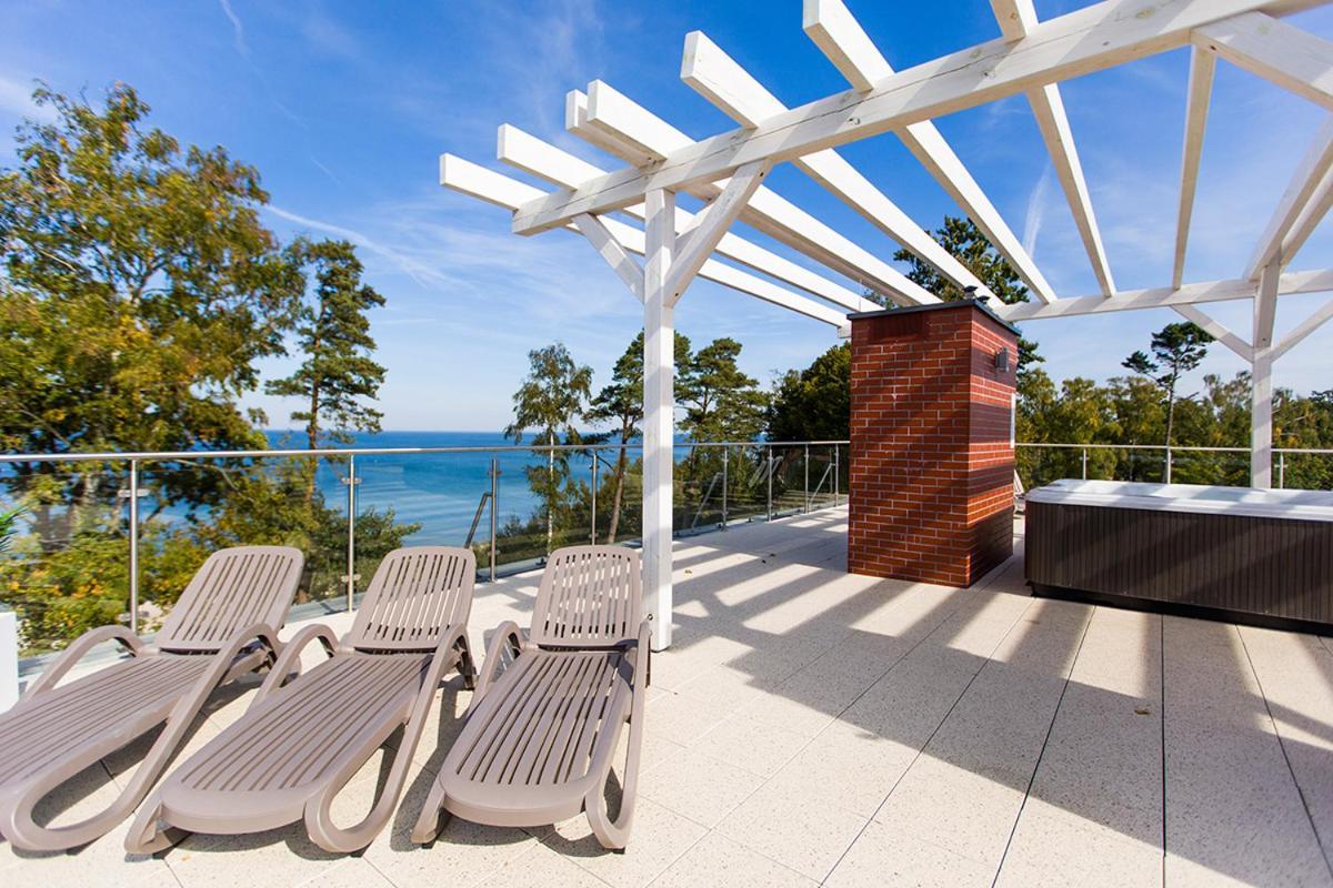 Apartament 7M Z Basenem W Jednym Budynku Klifowa Rewal Bon Turystyczny !!! Free Private Parking Buitenkant foto