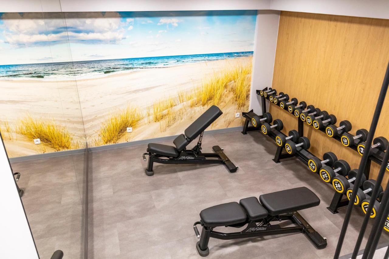 Apartament 7M Z Basenem W Jednym Budynku Klifowa Rewal Bon Turystyczny !!! Free Private Parking Buitenkant foto